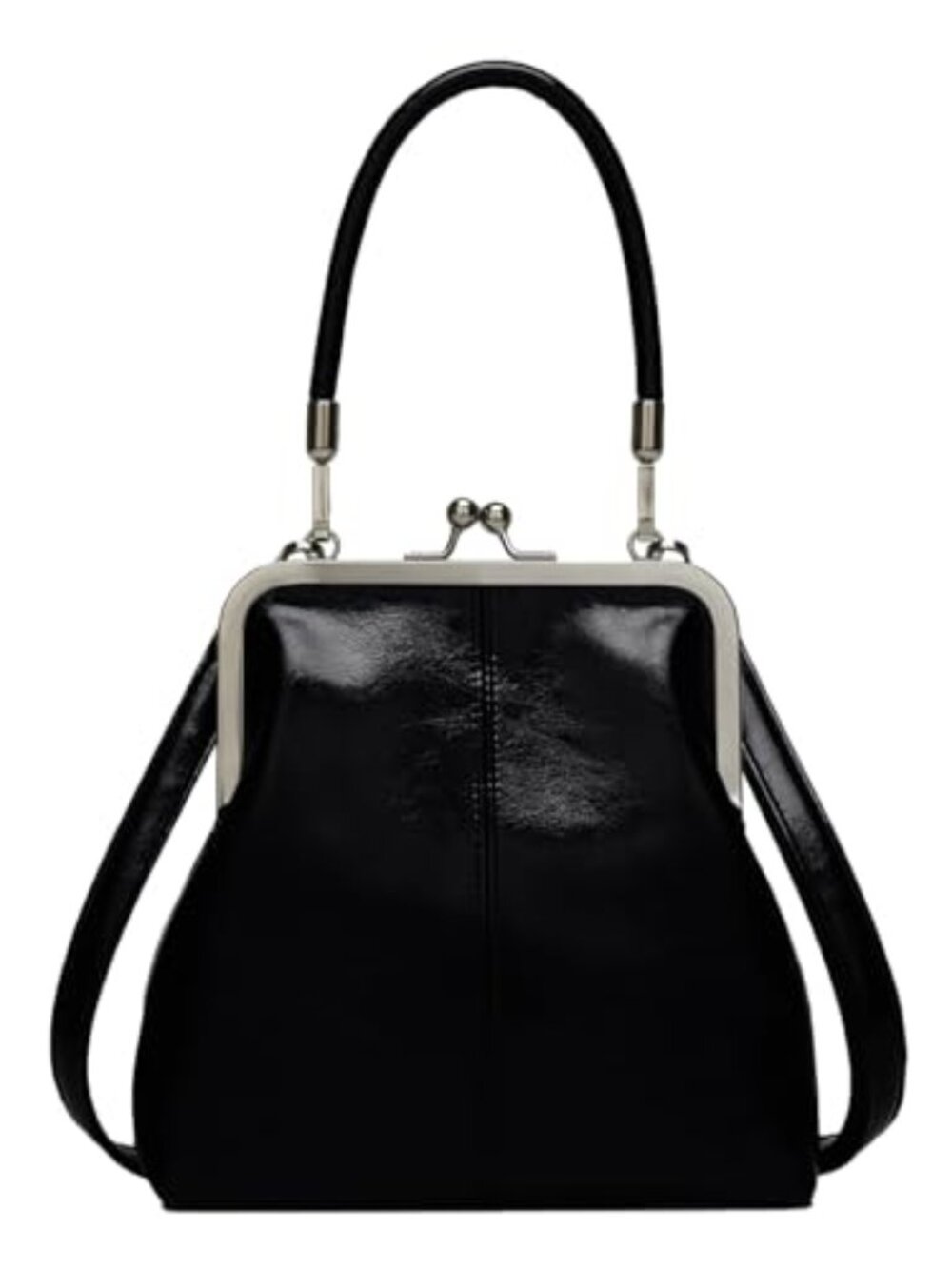Women's Kiss Lock Crossbody Bag